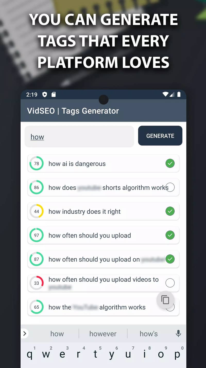 Complete Android Source Code - VidSEO: AI YouTube SEO Generator App 5