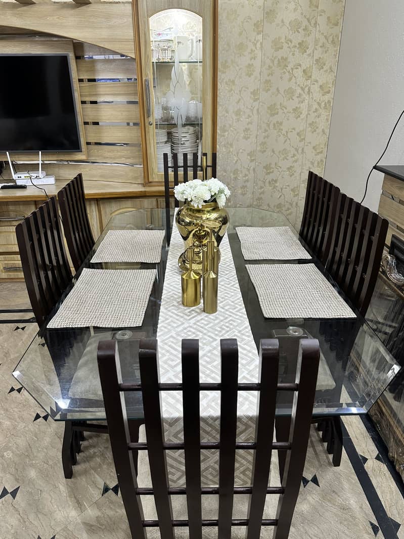 6 Seater Dining Table Set 0