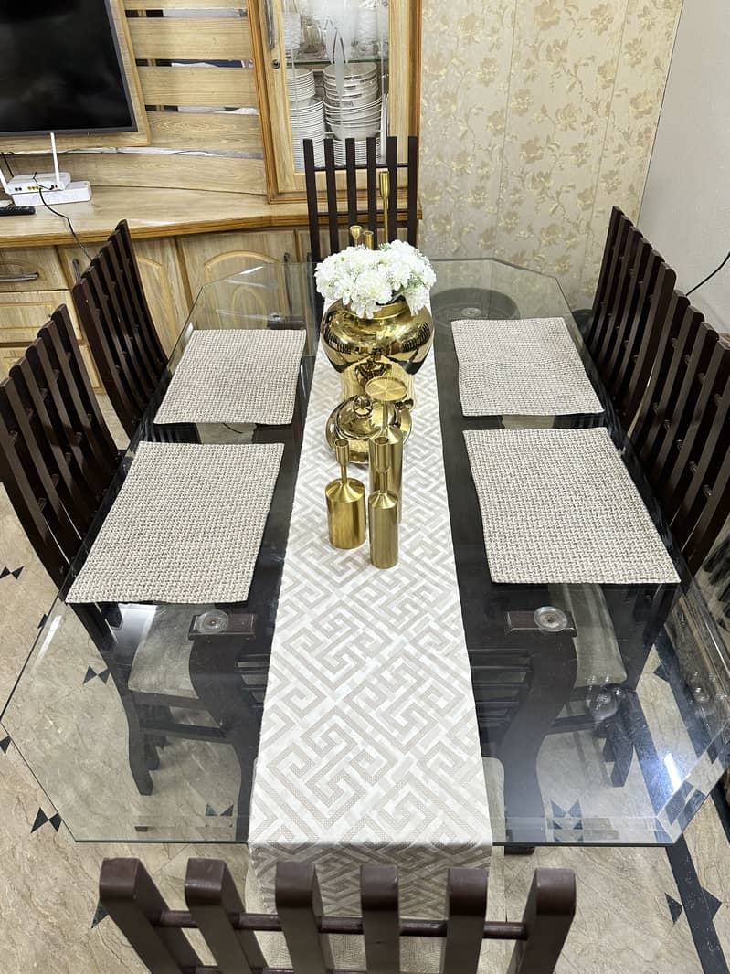 6 Seater Dining Table Set 2
