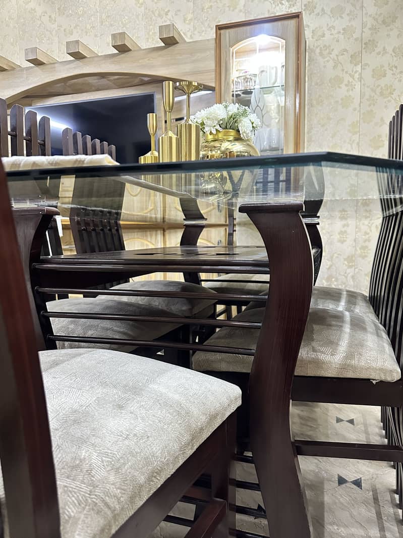 6 Seater Dining Table Set 5