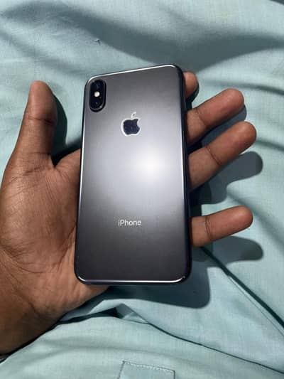iphone x 10 by 7 condition pta approved 64 gb
