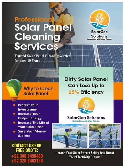 Solar Panel Washing