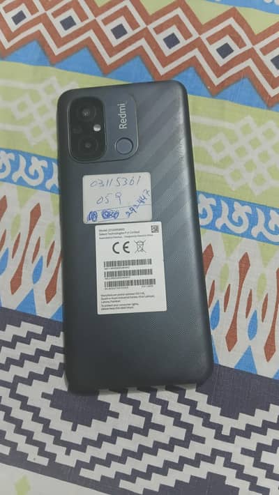 redmi 12c 4 128 rignal panel battery and all parts / panel redmi 12c