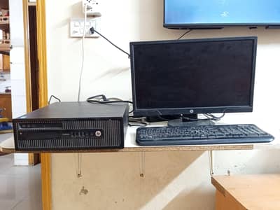 * HP i5 4TH GEN COMPLETE PC SETUP + 20" LED + KE