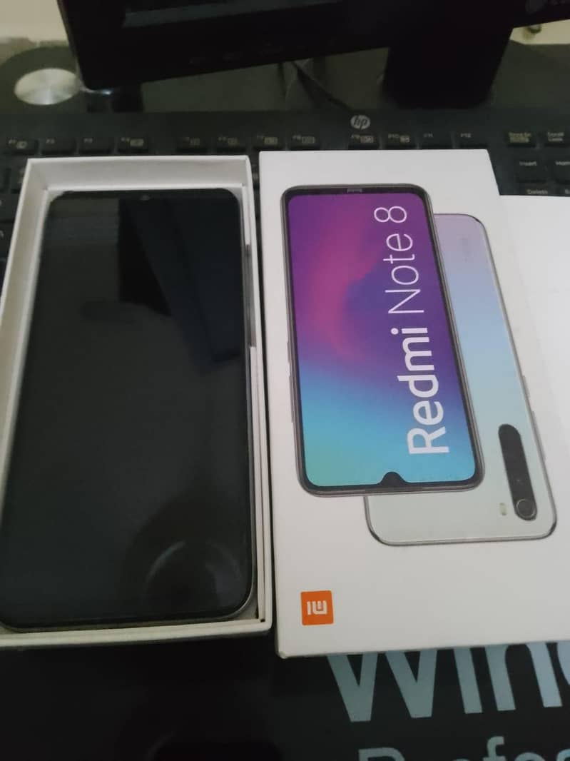 Redmi note 8 with box 1