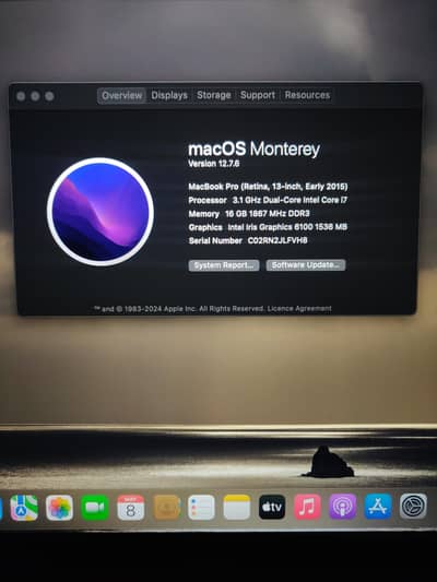 MacBook Pro 2015 Core i7 3.1Ghz (16gb 256gb)