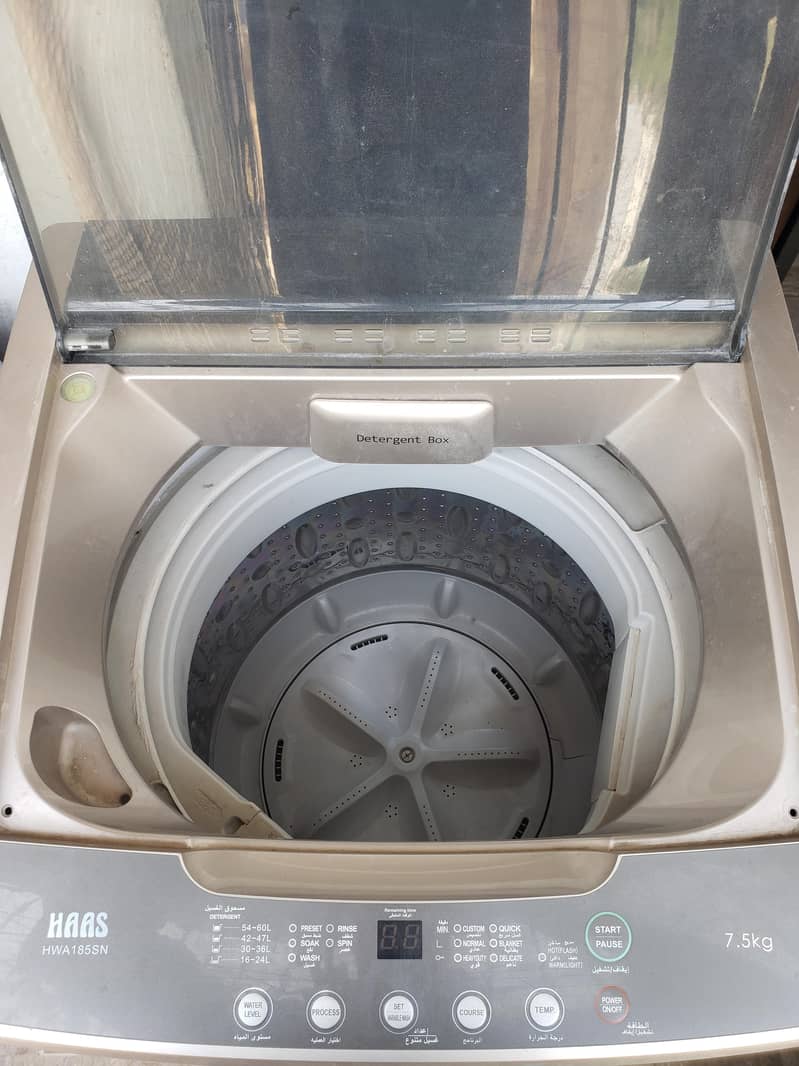 HASS 7.5 FULLY AUTOMATIC WASHING MACHINE 9/10 CONDITION 1