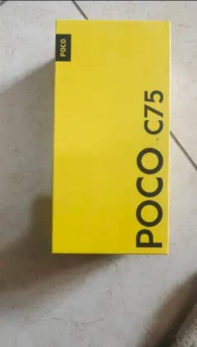 POCO C75 8GB 256GB Complete Box | 1 Month Used | Like New