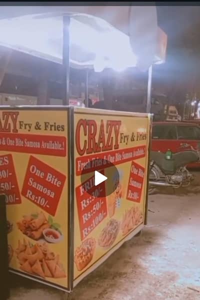 fries and burger counter