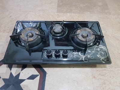 Royal King 3 burnol Stove with spark function.