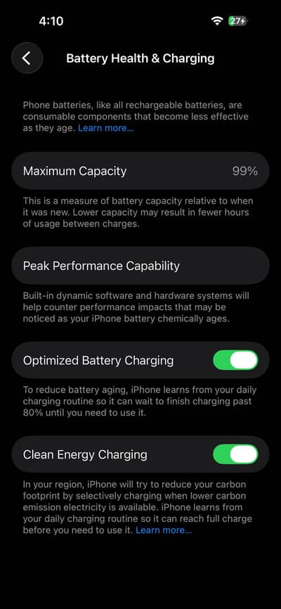 14 pro jv 128 GB 10/9 99% battery health