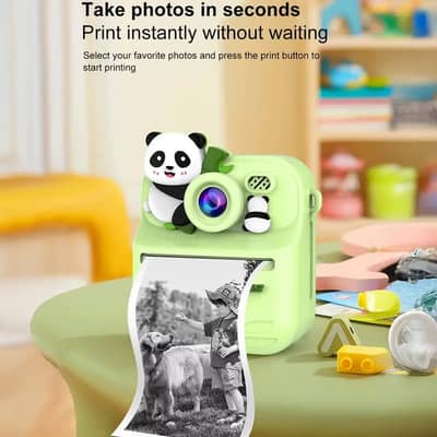 New Kids Instant Print Camera IPS screen 1080p HD video recording