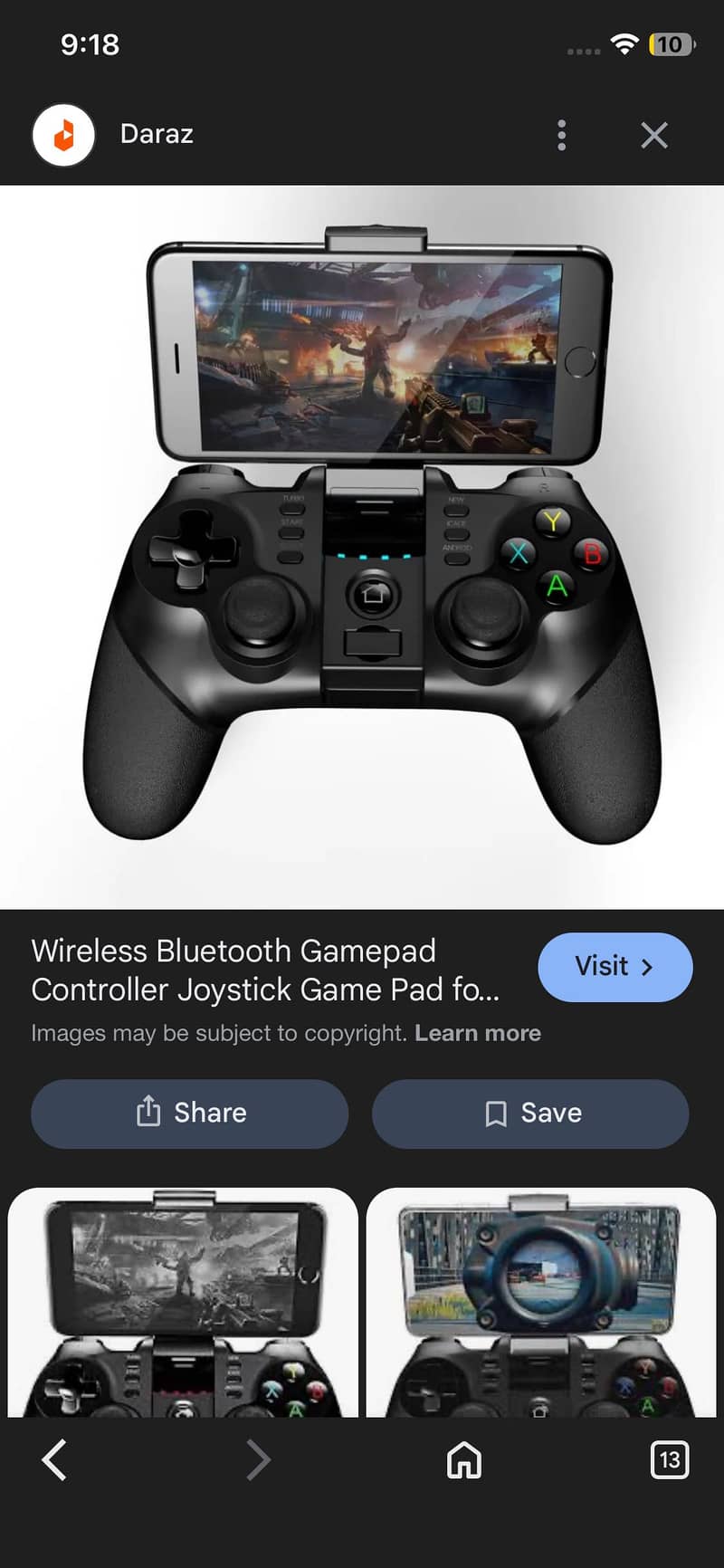 Wireless game controller 3