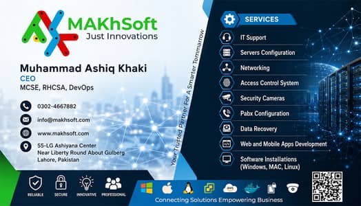 CCTV Camera,PBX ,Access Control, networking, IT Support services