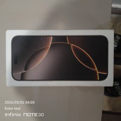 Iphone 16 Pro Max For Sale (Non-PTA)