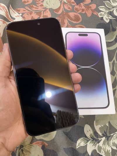 Iphone 14 promax 256gb box dual approved LLA