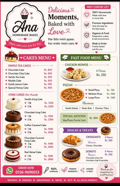Home made Bakery Products