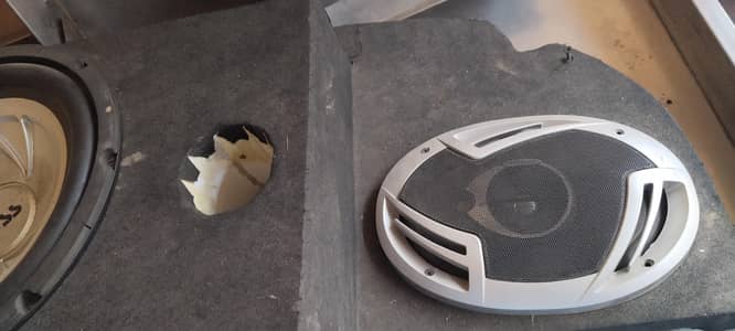 woofer speakers and amplifier