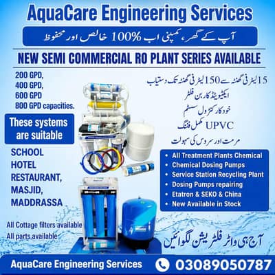 water filter plant RO Installation & Service