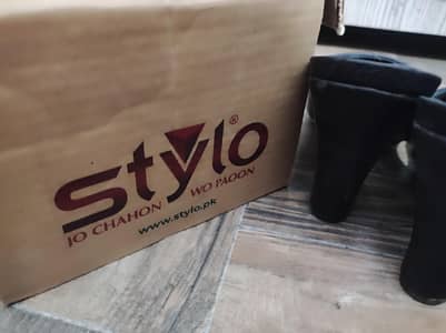 Stylo Black Heels – New – Size 37