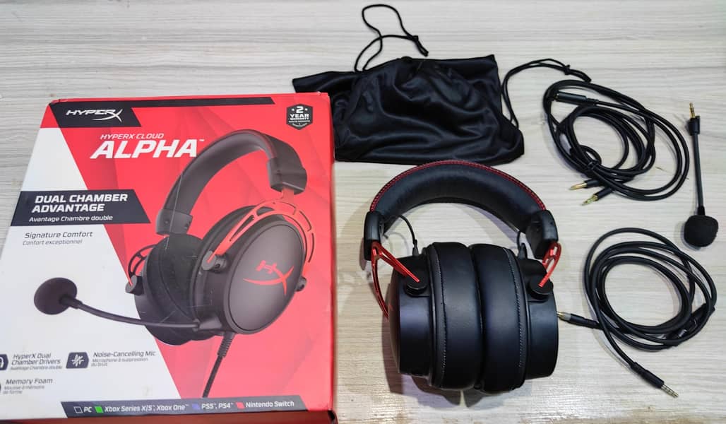HyperX Cloud Alpha Pro Gaming Headphone 1