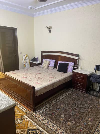 Wooden bed set for sale