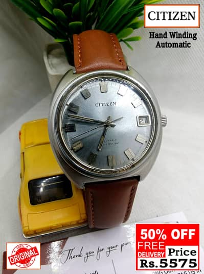 Seiko 5 Citizen Orient Automatic Pre-Owned watch Japan 03161737353
