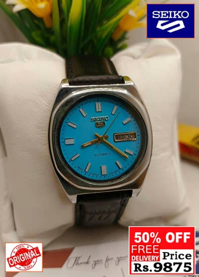 Seiko 5 Citizen Orient Automatic Pre-Owned watch Japan 03161737353