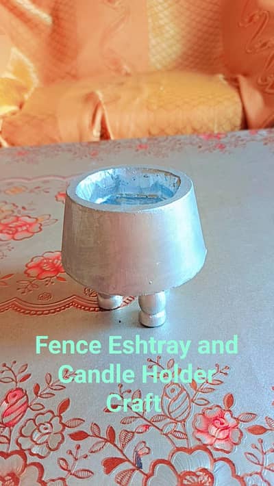 Fence Eshtray and Candle Holder