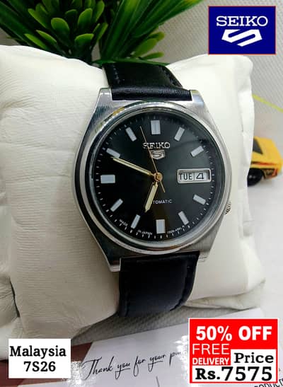 Seiko 5 Citizen Orient Automatic Pre-Owned watch Japan 03161737353