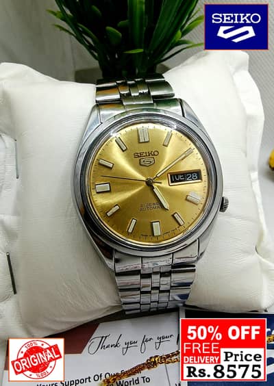 Seiko 5 Citizen Orient Automatic Pre-Owned watch Japan 03161737353