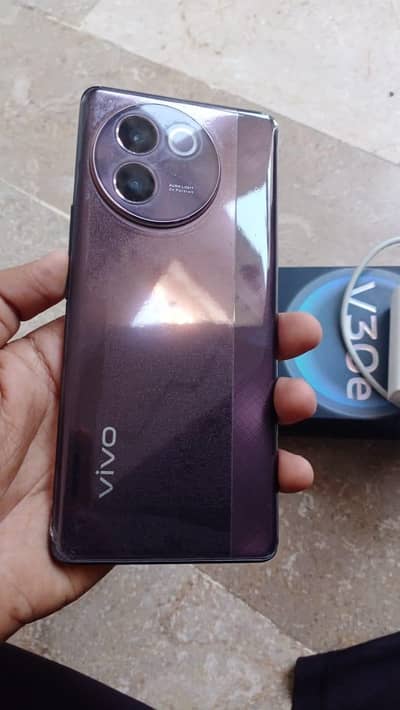 VIVO V30e 8GB RAM 256GB ROM WITH BOX & ORIGINAL 44W CHARGER READ BIO