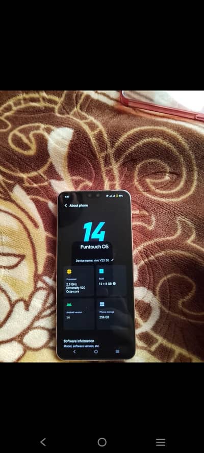 Vivo V23 5G PTA Approved – Smooth Camera & Gaming Phone with cool look