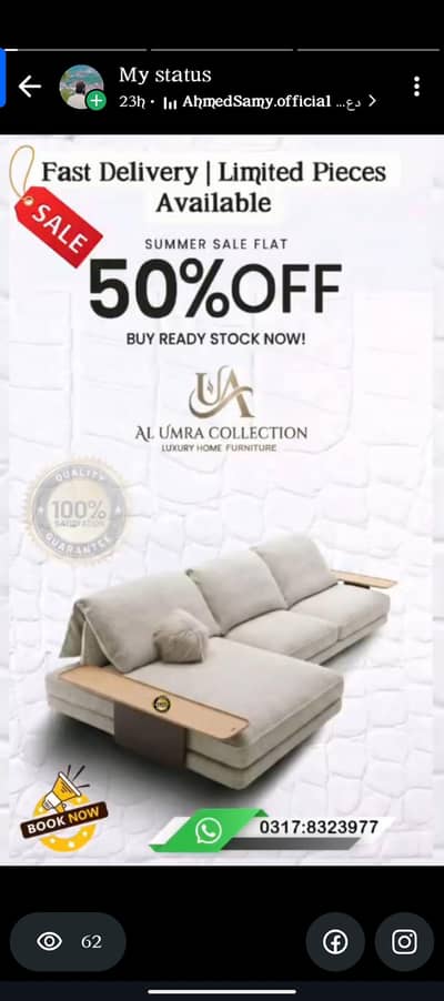 Sofa for office and home