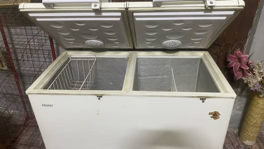 Haier deep double door freezar