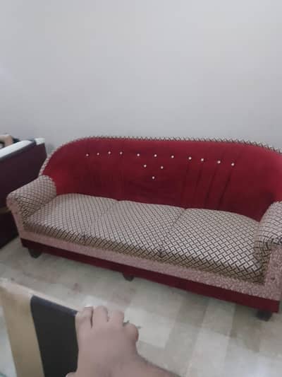 5seatr sofa  wth velvet ND molti foam