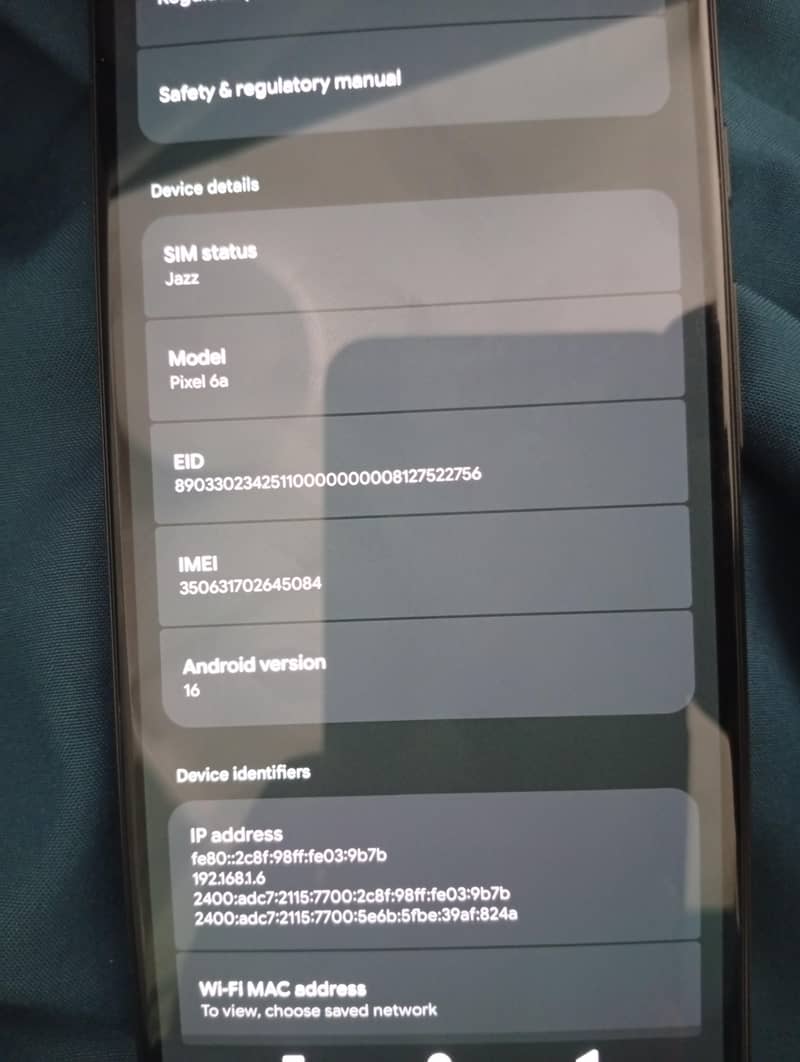 Google Pixel 6a 5