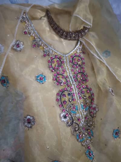 yellow shirt new n jewellery  set Indian