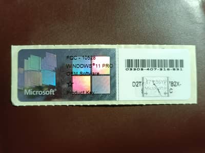 windows 11 pro OEM key.  Genuine key permanently activates system