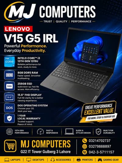 Lenovo V15 G5 i3 13th Generation
