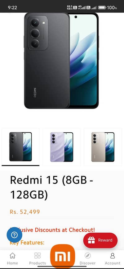 Redmi 15 4G , new