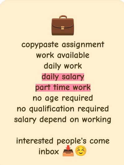 online work available girls and boyss