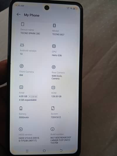 TECNO SPARK 20C