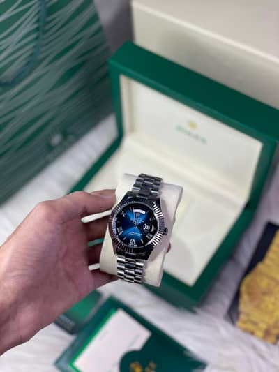 Rolex Day-Date 40 Blue Dial President Watch