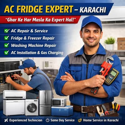 Fridge/Repairing/AC/Repair/Microwave/Repairing/Deep Freezer/Repairing