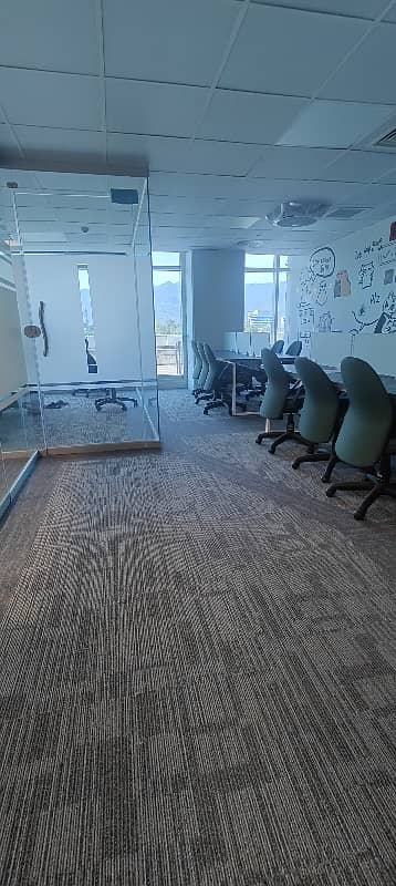 furnished office space for rent in stock exchange towers blue area Islamabad