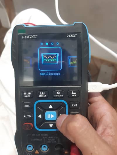 Oscilloscope FNIRSI® 2C53T 50MHz 250MS/s Multimeter or Oscilloscope