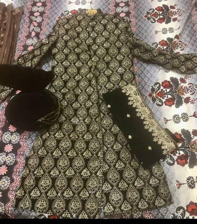 only one peace sherwani available for sale urgent: 03034016487
