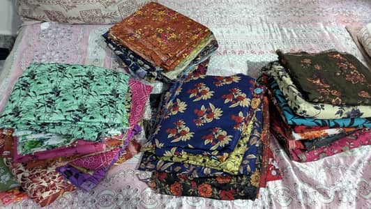 lawn and cotton 2 peace dresses