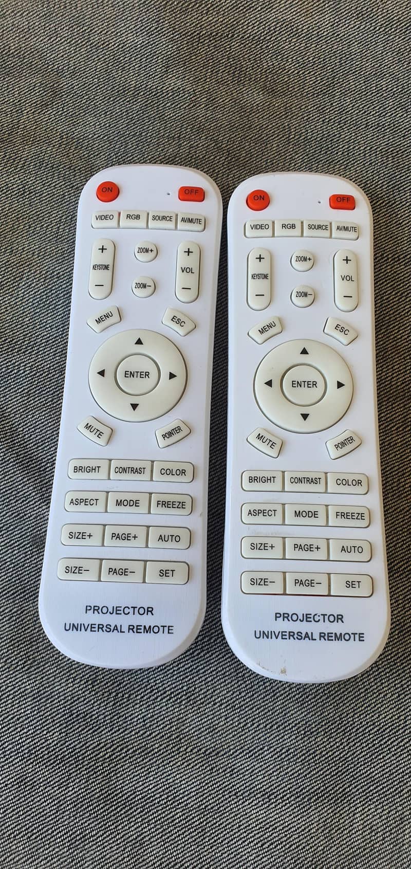 Projector remote control 3